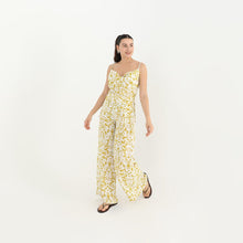 Load image into Gallery viewer, Tropical Print Wide-Leg Pants