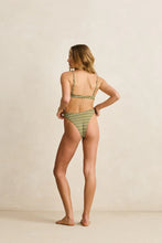 Load image into Gallery viewer, Vista Stripe Bralette Top - Olive