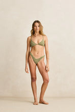 Load image into Gallery viewer, Vista Stripe Bralette Top - Olive