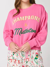 Load image into Gallery viewer, &quot;Champagne &amp; Mistletoe&quot; Lounge Sweatshirt