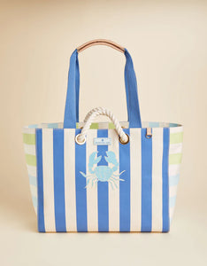 Beach Tote Overboard Stripe