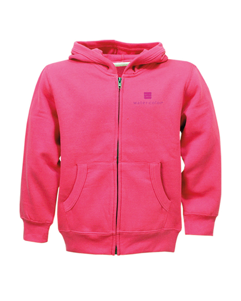 Toddler Raspberry Zip Hoodie