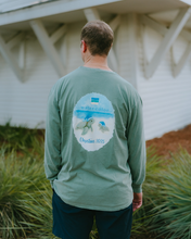 Load image into Gallery viewer, Dorm Green LS 2025 Christmas Tee