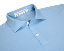 Load image into Gallery viewer, The Hatcher Shirt: Vista Blue &amp; White
