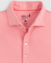 Load image into Gallery viewer, Lyndon Striped Jersey Performance Polo