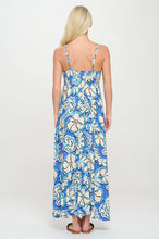 Load image into Gallery viewer, Azure Bloom Maxi Dress