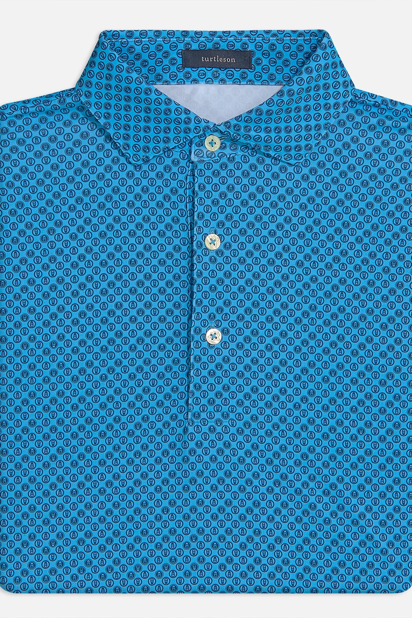 Luxe Blue Navy Brew Polo