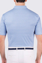 Load image into Gallery viewer, Luxe Blue Presley Performance Polo