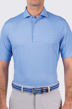 Load image into Gallery viewer, Luxe Blue Benson Performance Polo