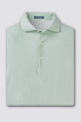 Butter/Luxe Blue Xander Performance Polo
