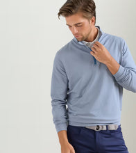 Load image into Gallery viewer, Windsor Blue Perth Sugar Stripe Performance Quarter-Zip