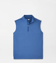 Load image into Gallery viewer, Windsor Blue Galway Mélange Performance Quarter-Zip Vest