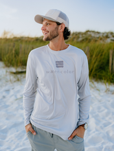 Load image into Gallery viewer, Men's Silver LS SPF Tee