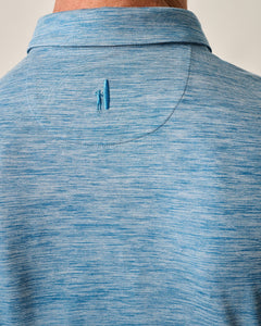 Barrels Blue Featherweight Performance Polo - Huronn