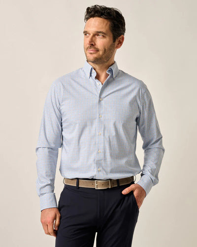 Navy Everyday Performance Button Down Shirt - Koby