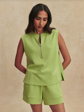 Load image into Gallery viewer, Fern Simmons Half Zip Tank