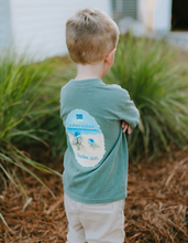 Load image into Gallery viewer, Youth Dorm Green LS 2025 Christmas Tee