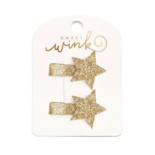 Load image into Gallery viewer, Gold Star Christmas Clip Set