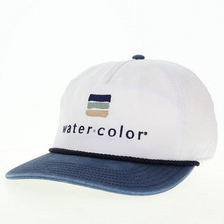 White/Navy Skully Snapback