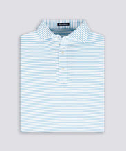 Load image into Gallery viewer, Sky Mathew Stripe Performance Polo