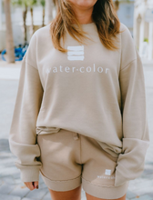 Load image into Gallery viewer, Sand Fleece Poncho Pullover