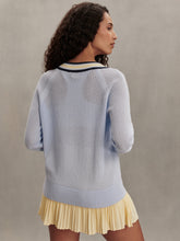 Load image into Gallery viewer, Xenon Blue - Maurice V Neck Sweater