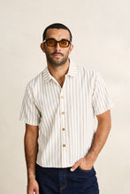 Load image into Gallery viewer, Multi Vacation Stripe Crop SS Shirt