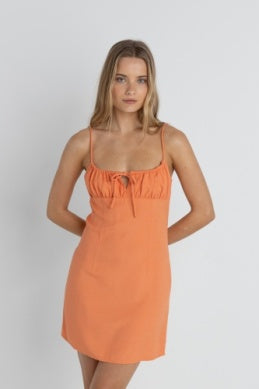 Andie Gathered Mini Dress
