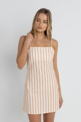 Tide Stripe Mini Dress