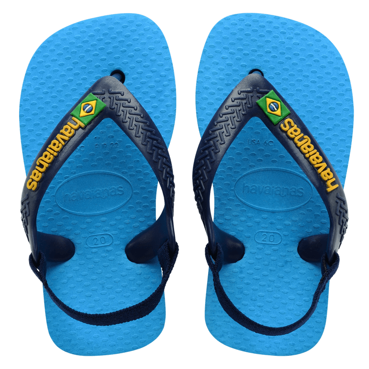 Baby Brazil Logo Sandal Turquoise/Navy