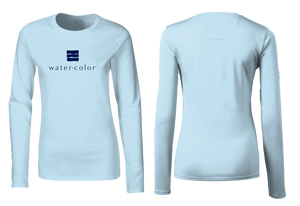 Toddler Ice Blue LS SPF Tee